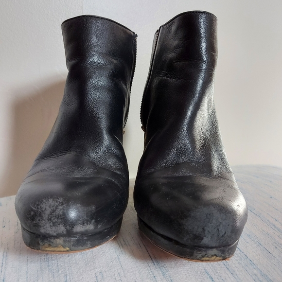 MK black leather booties - Picture 6 of 6